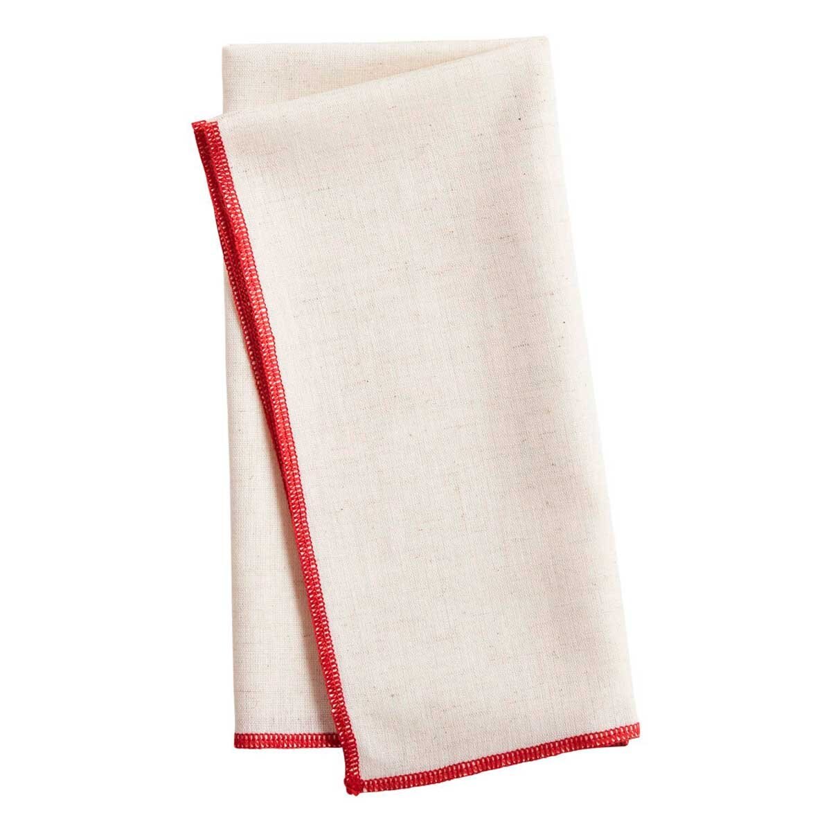 Servilleta Individual Ivory Red Edge Pier 1 Imports