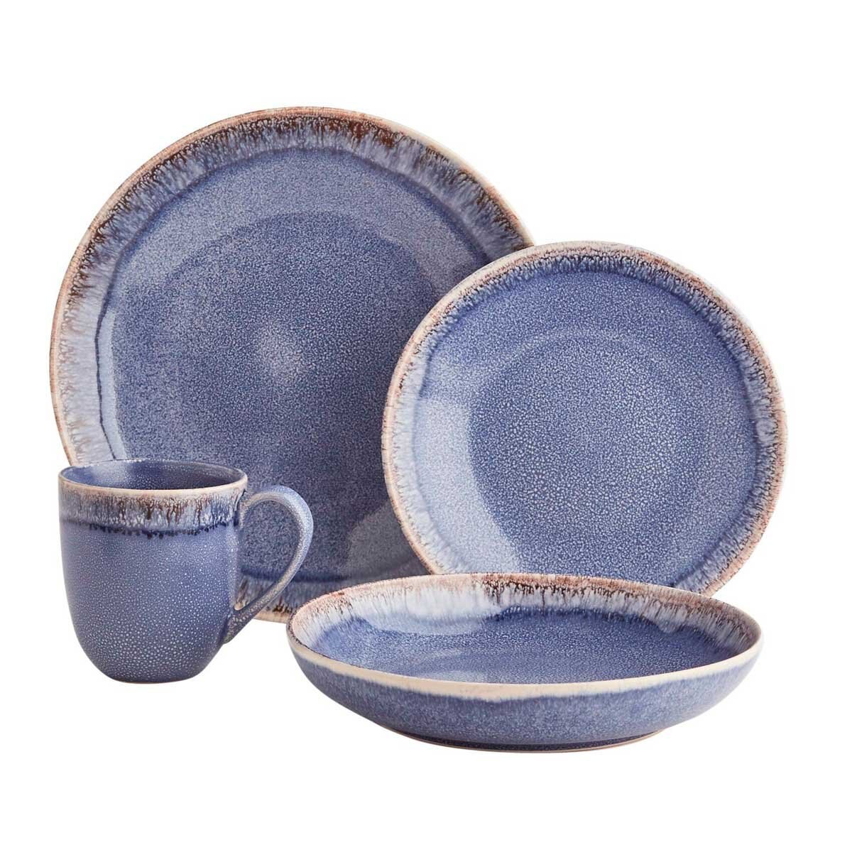 Plato para Ensalada Reactive Blue Pier 1 Imports