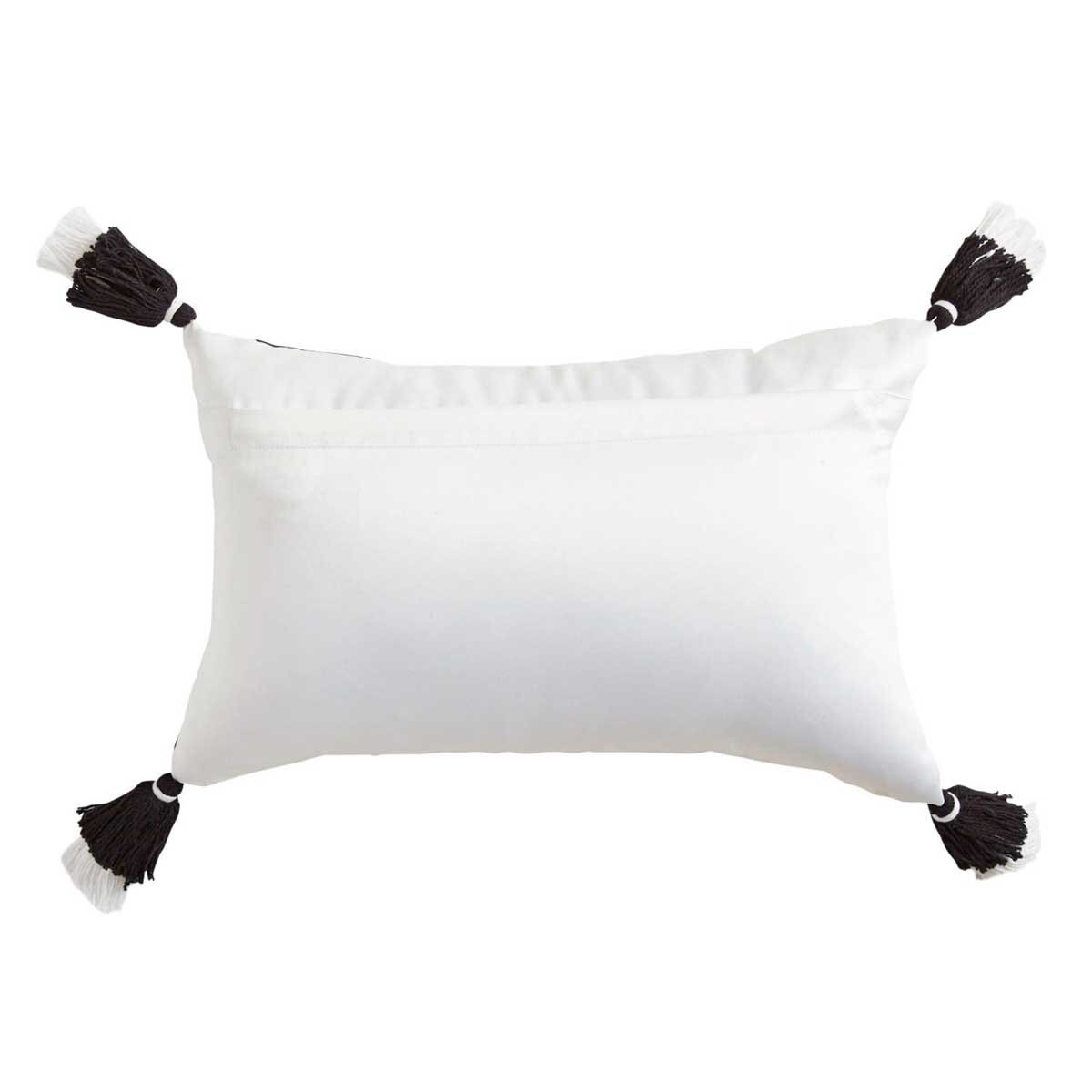 Cojín Lumbar Abstract Diamond Black & White Lumbar Pier 1 Imports