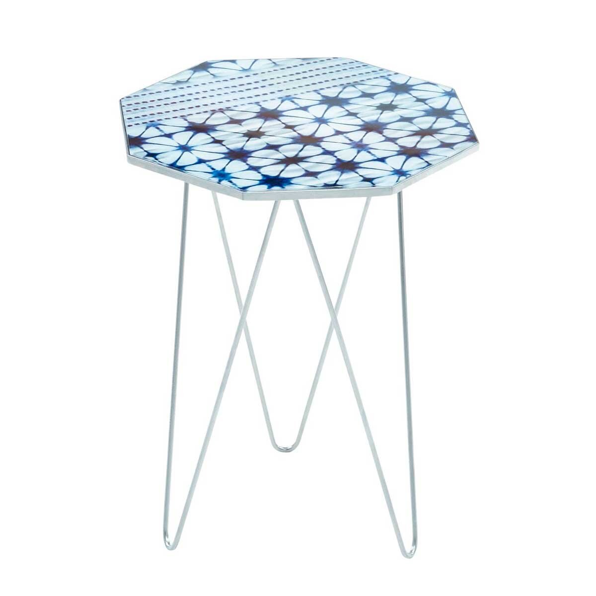 Mesa de Acento Blue Tie Dye Pier 1 Imports