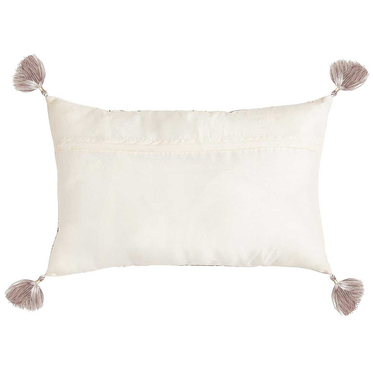 Cojín Lumbar Marble Metallic Gray Pier 1 Imports