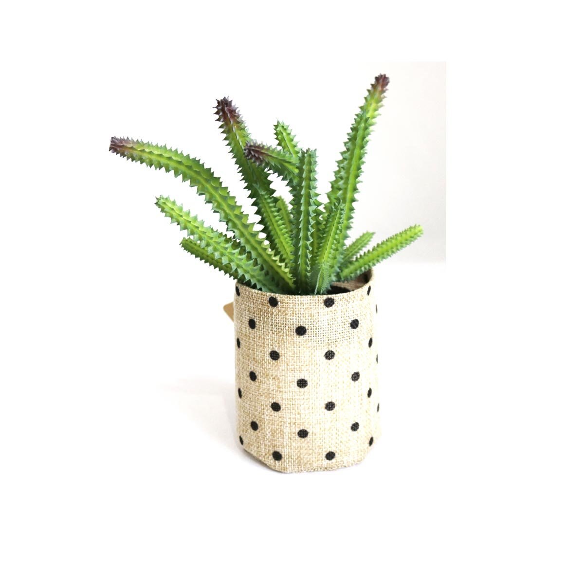 Home Nature Cactus Artificial en Costal de Lino