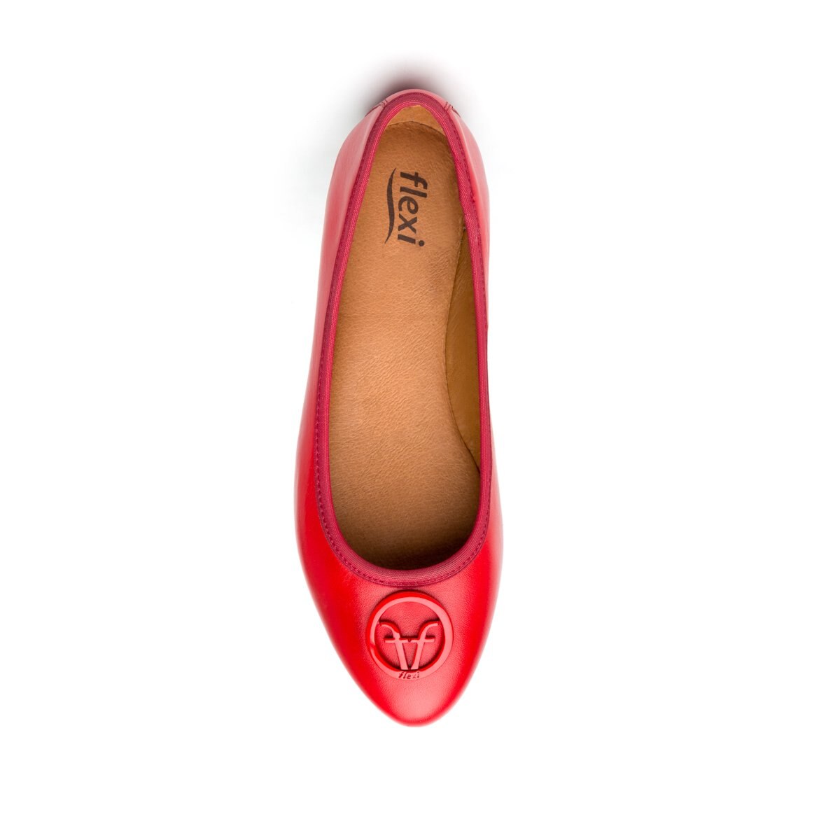 Balerina Herraje Color Rojo Flexi
