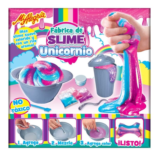 Fabrica de Slime Unicornio Mi Alegria