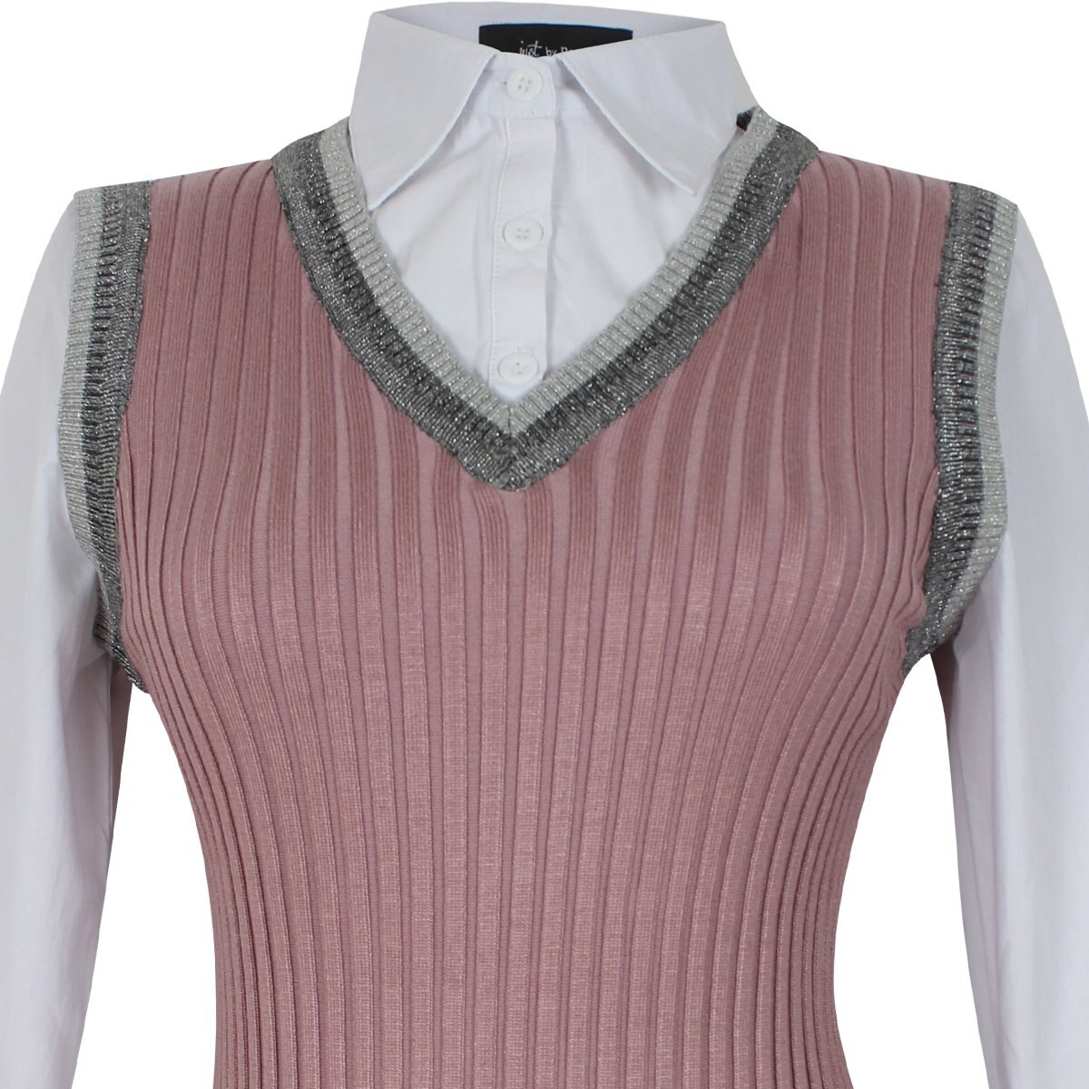Suéter Simulación Blusa Manga Larga Just By Basel