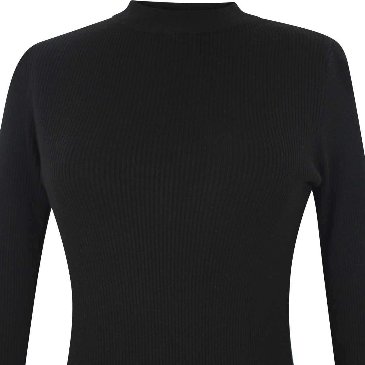 Suéter negro de manga larga elle - Sears