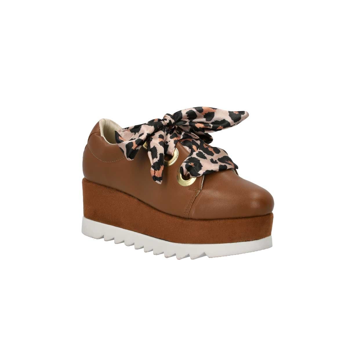 Menstyle con Plataforma Y Listón Animal Print Café Phinatrophy