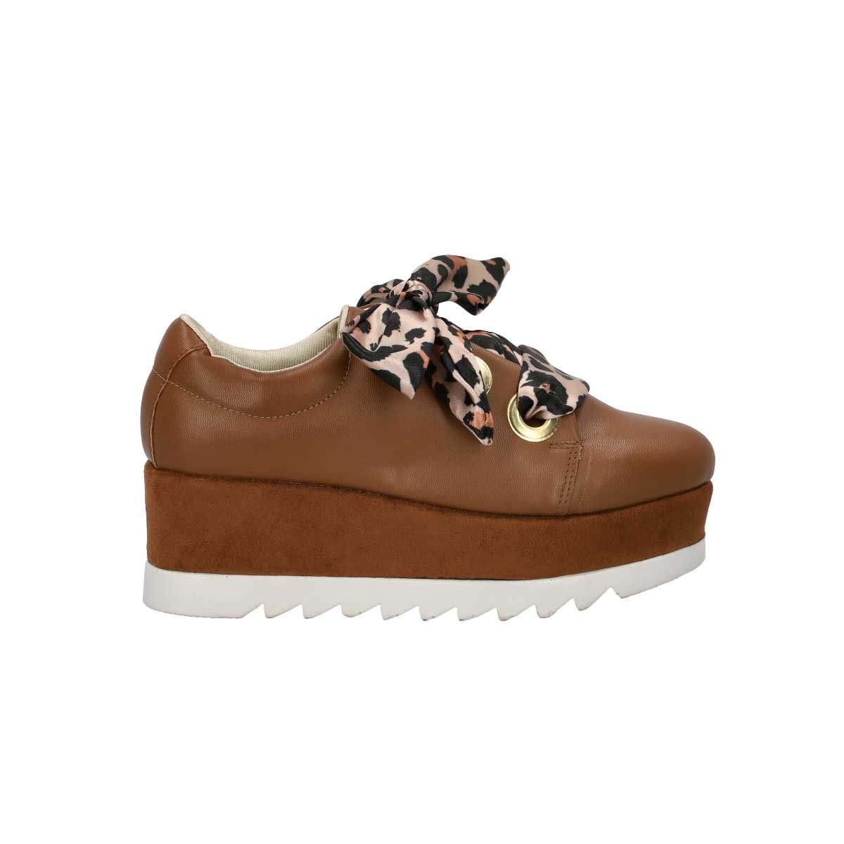 Menstyle con Plataforma Y Listón Animal Print Café Phinatrophy