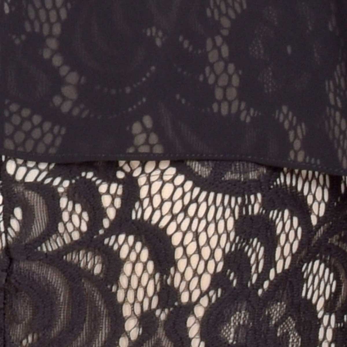 Vestido Largo Encaje con Capa Nikki Italy para Dama