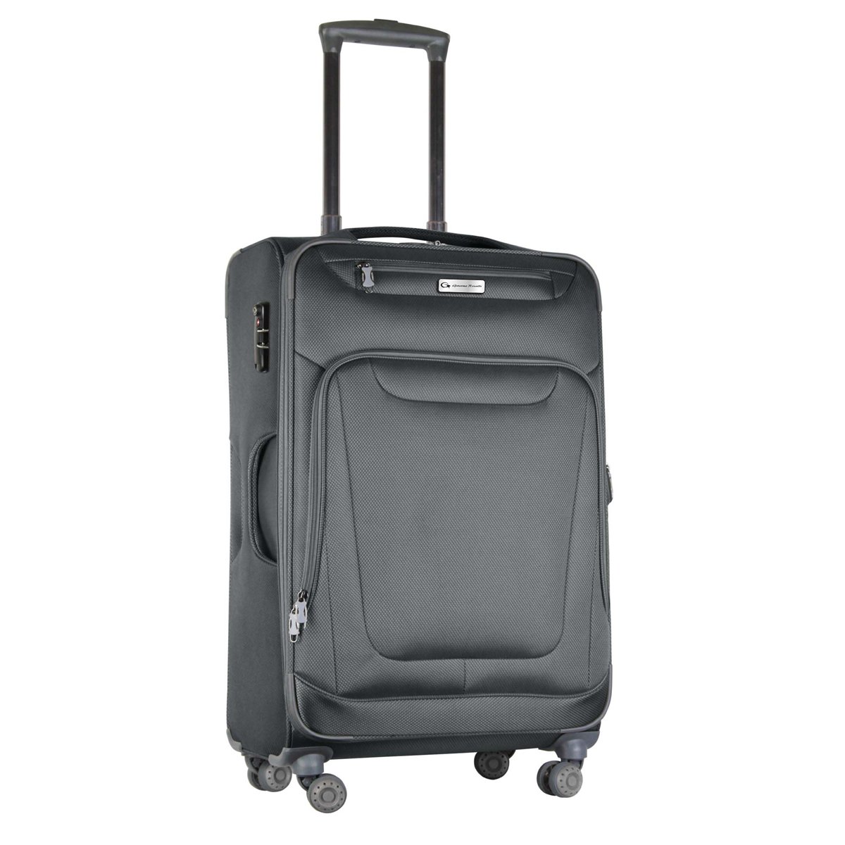 Maleta Vertical Porto 24" Gris Oxford Giacomo Rosaldi