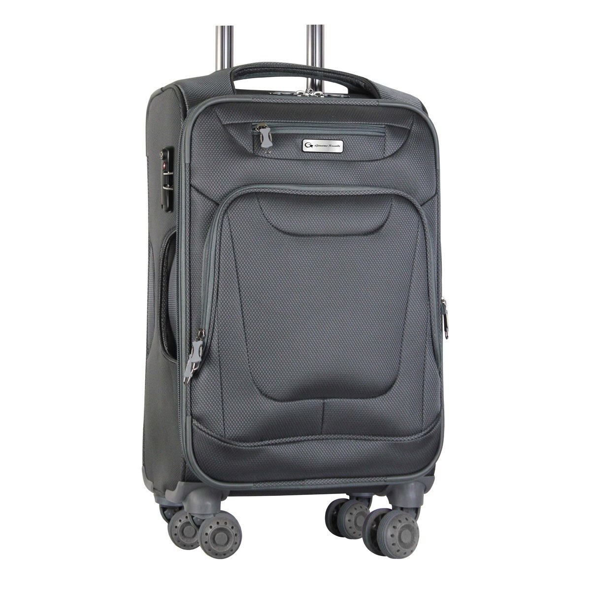 Maleta Vertical Porto 24" Gris Oxford Giacomo Rosaldi