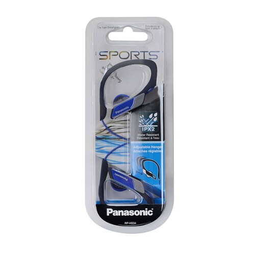 Audífonos Sport In Ear Alámbricos Azul Panasonic