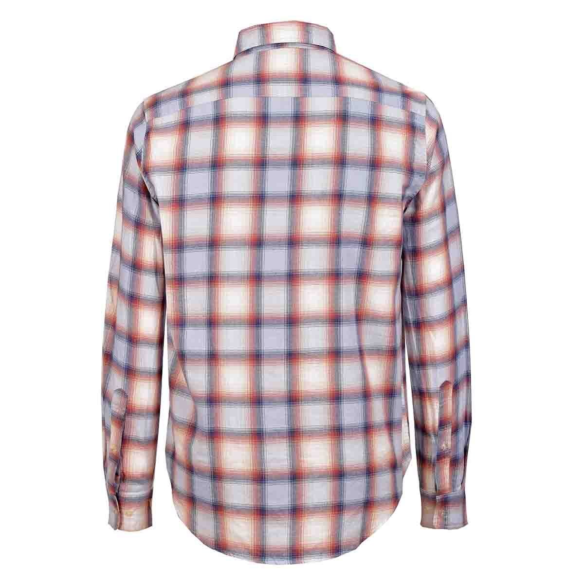 Camisa a Cuadros Manga Larga Jeanious