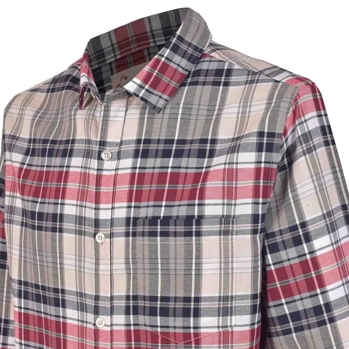 Camisa Manga Larga a Cuadros Fukka