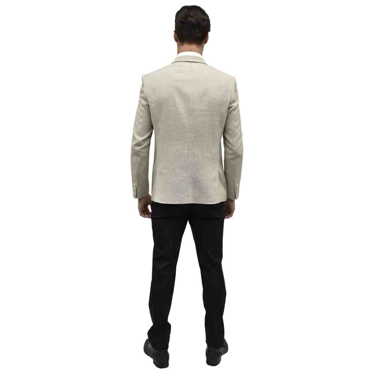 Saco Slim Color Beige Tommy Hilfiger