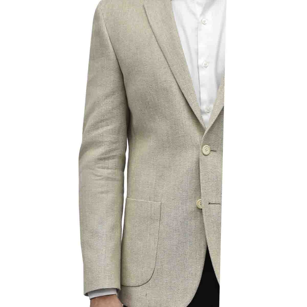 Saco Slim Color Beige Tommy Hilfiger