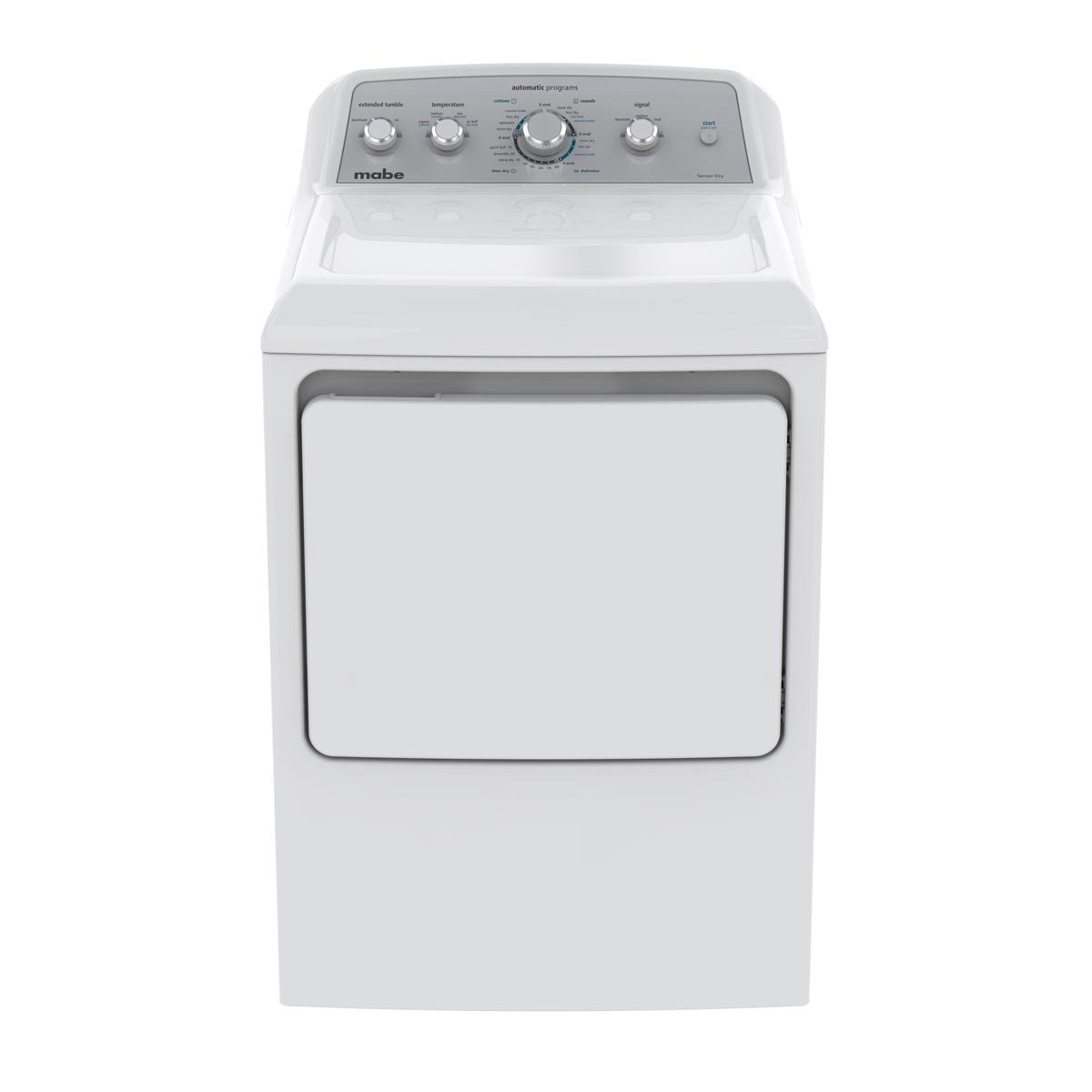 Secadora Automática Carga Frontal 22 Kg Blanca Mabe