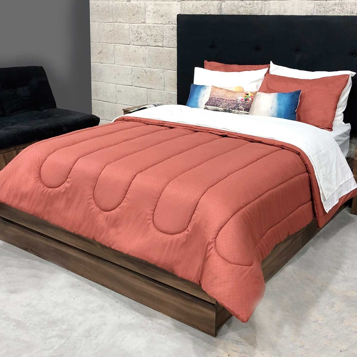 Paquete para Cama Esmirna Naranja Home Nature - King Size
