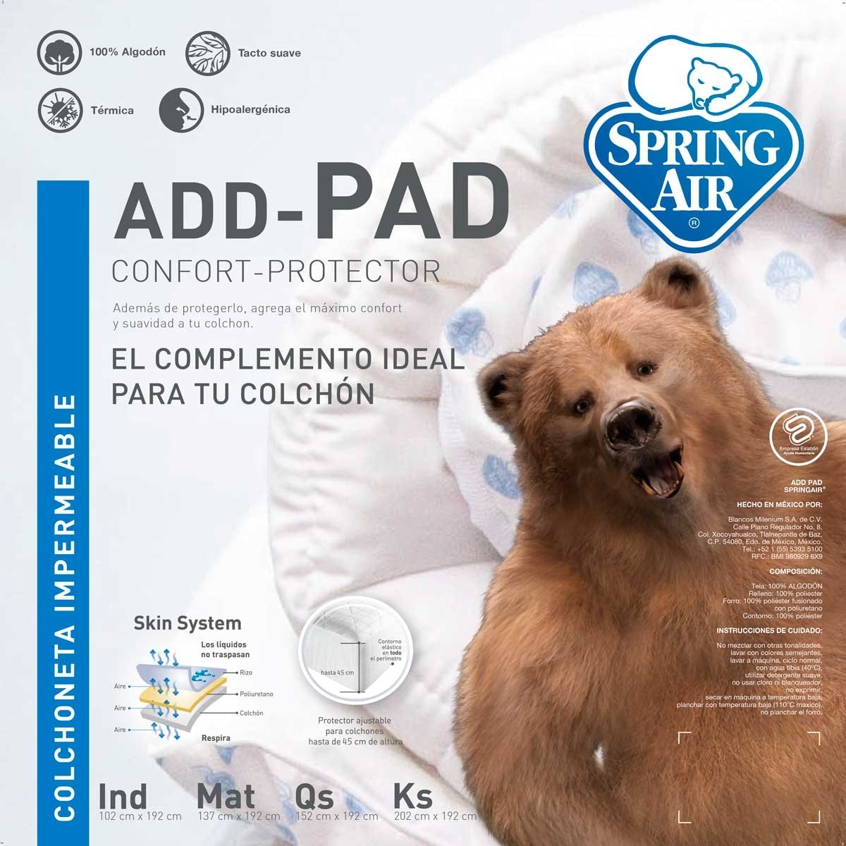 oso spring air peluche