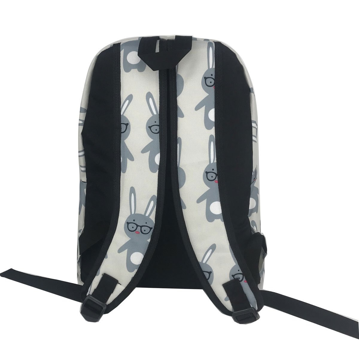 Mochila Estampado de Conejos Gris Nuovo
