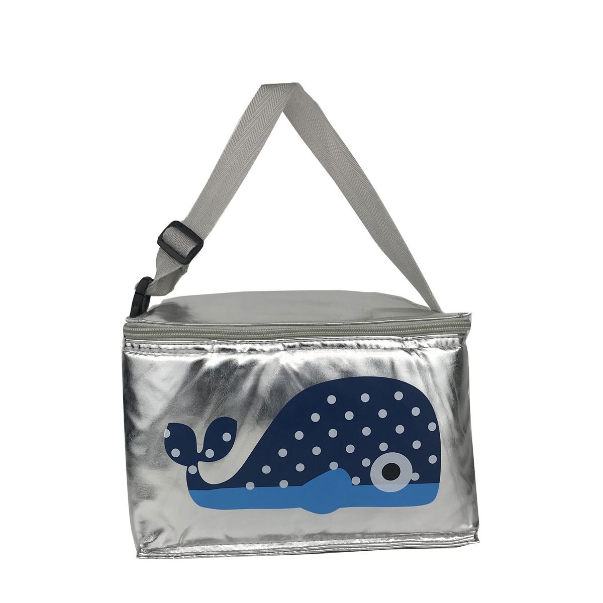 Lonchera Metálica Estampado de Ballena Nuovo
