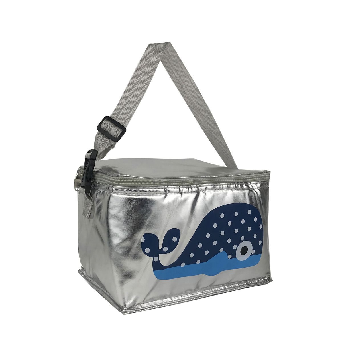 Lonchera Metálica Estampado de Ballena Nuovo