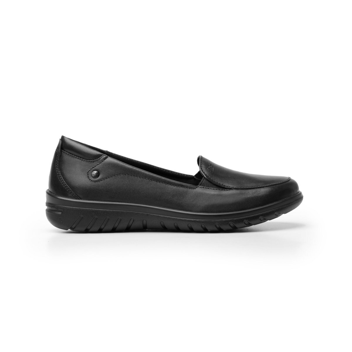 Mocasín Escolar Color Negro Flexi