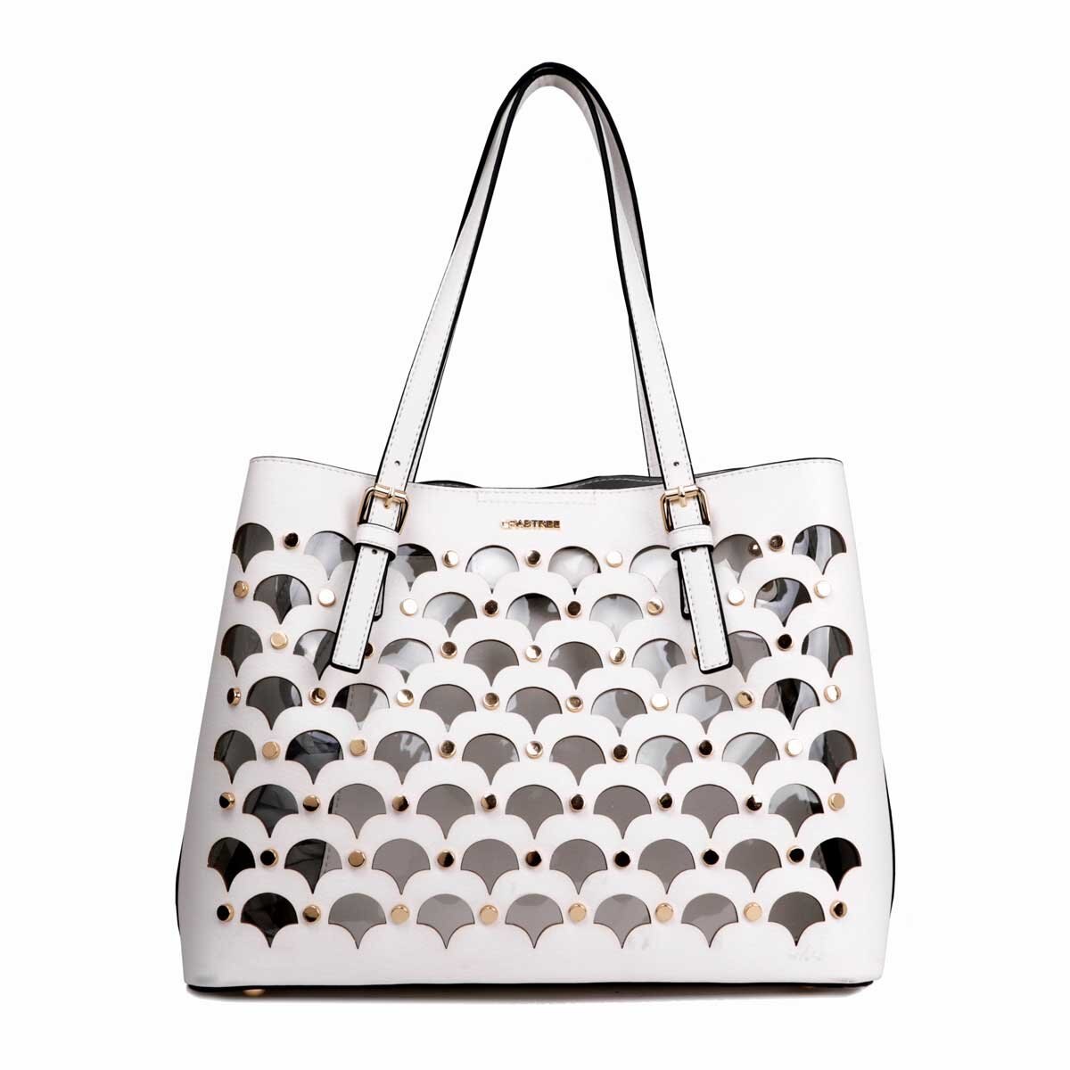 Bolso Tote Blanco Crabtree
