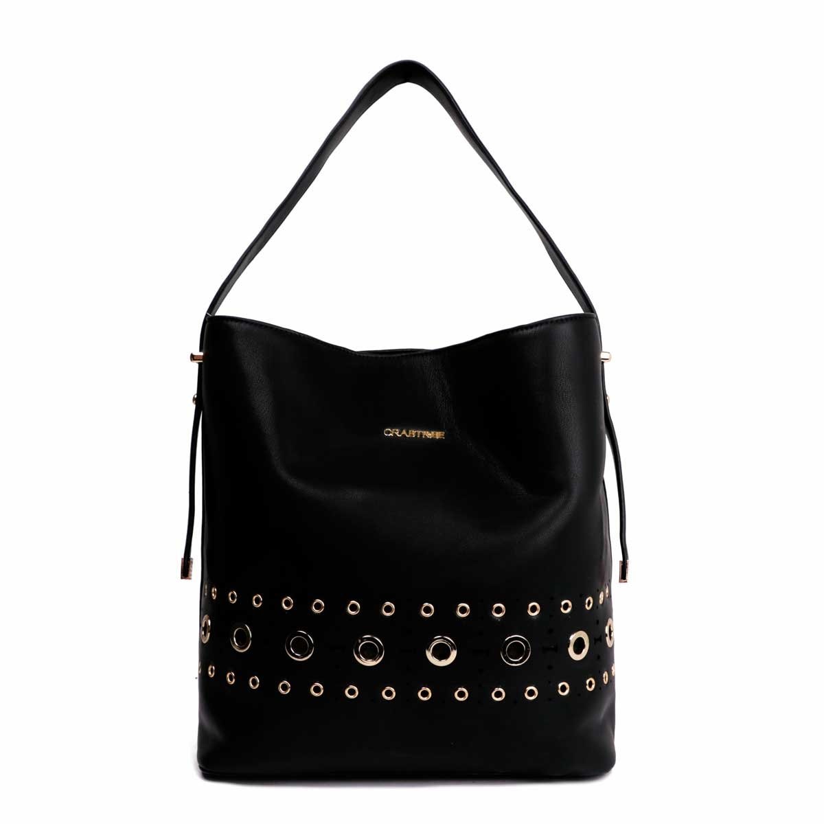 Bolso Tote Negro Crabtree