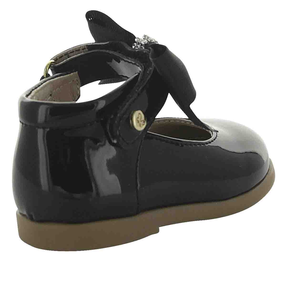 Zapato Charol Moño en Velcro Chabelo