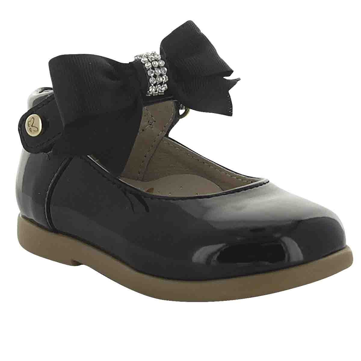 Zapato Charol Moño en Velcro Chabelo