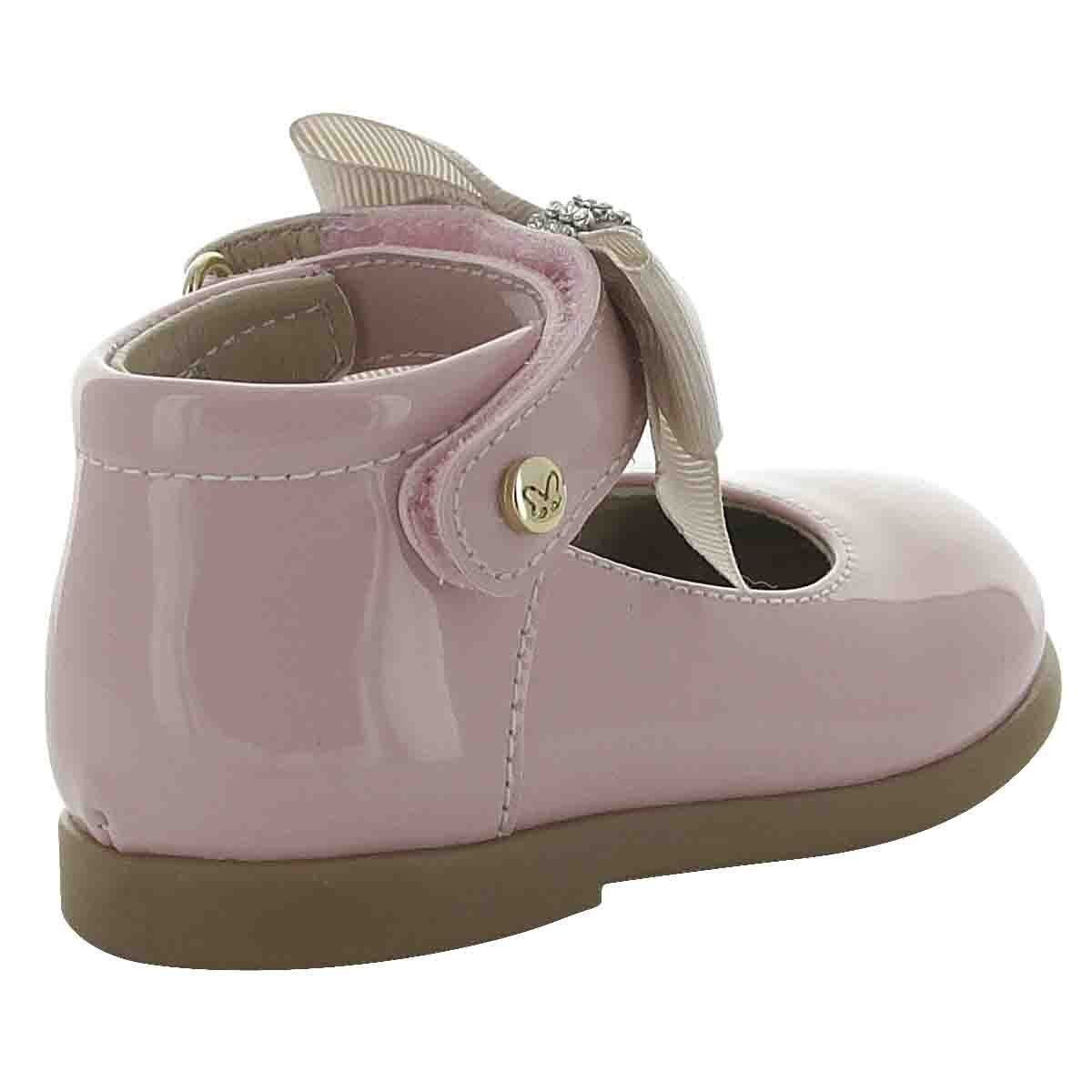Zapato Charol Moño en Velcro Chabelo