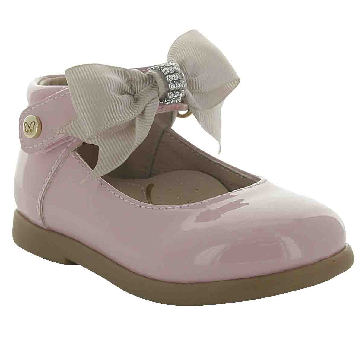 Zapato Charol Moño en Velcro Chabelo