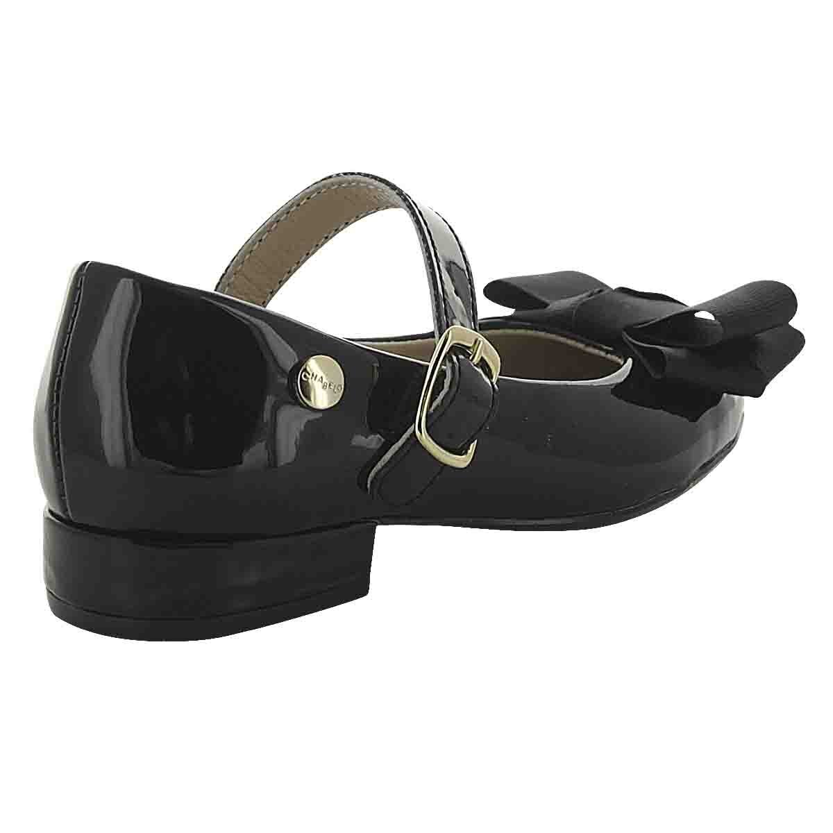 Zapatilla Charol Moño y Hebilla Chabelo