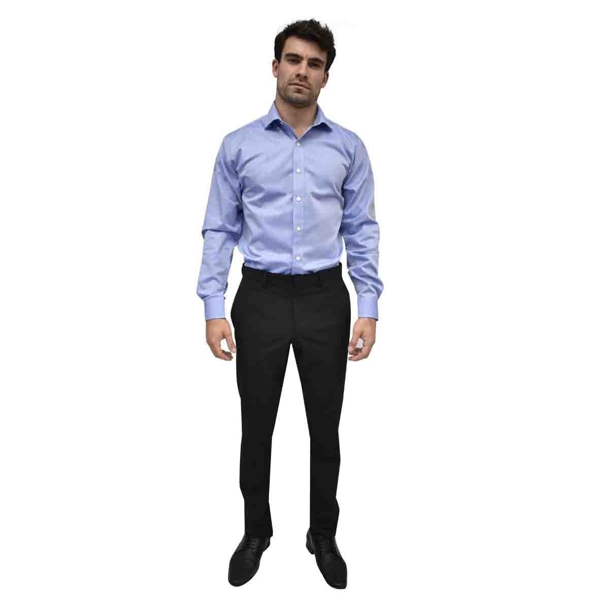 Camisa de Vestir Azul Medio Regular Nautica.