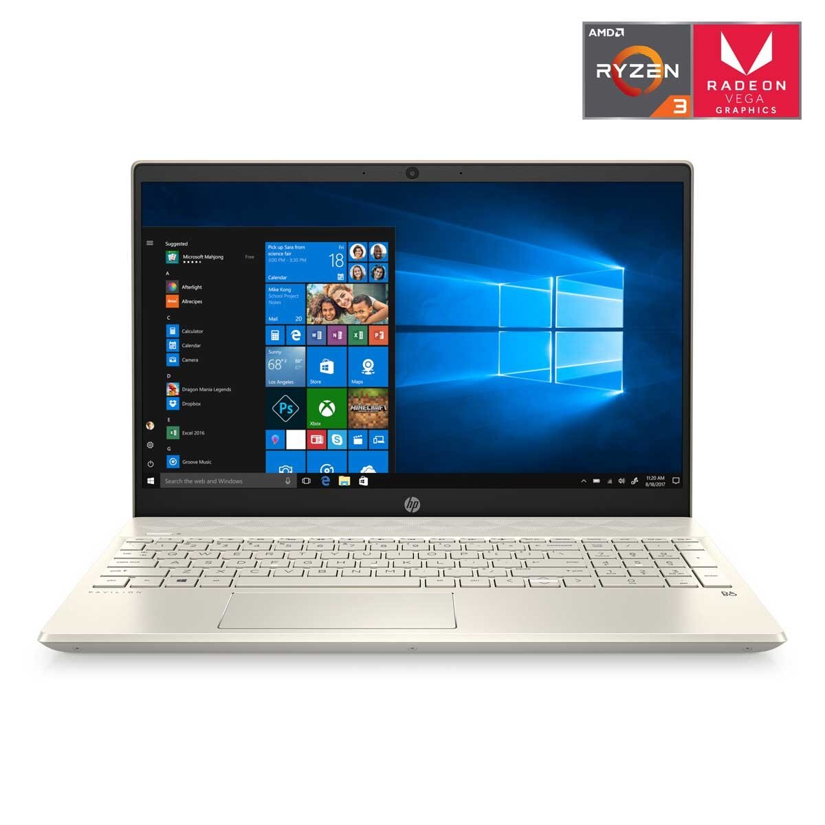 Paquete Laptop Pavilion 15-Cw1072 Hp