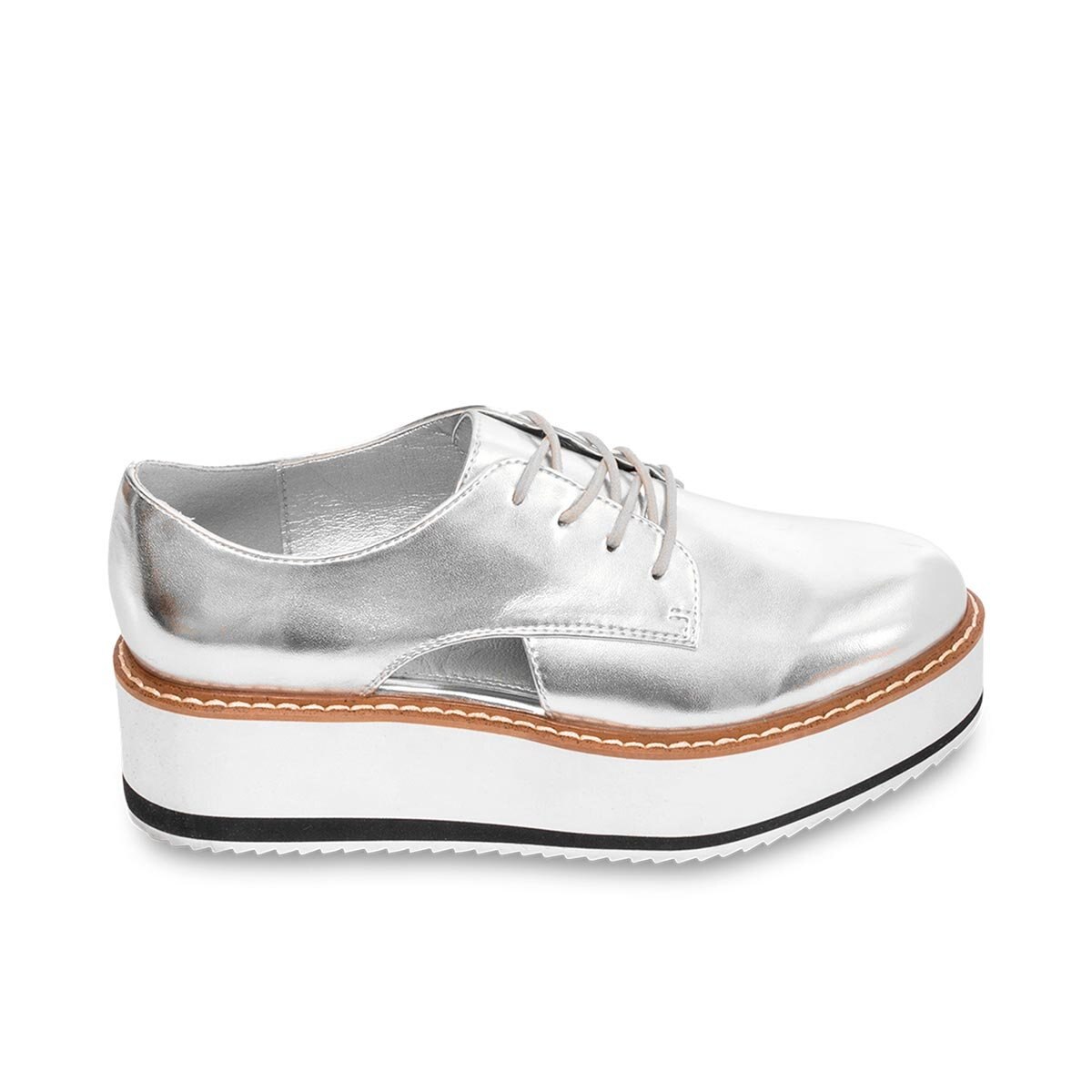 Menstyle Plata con Agujeta Y Plataforma Steve Madden