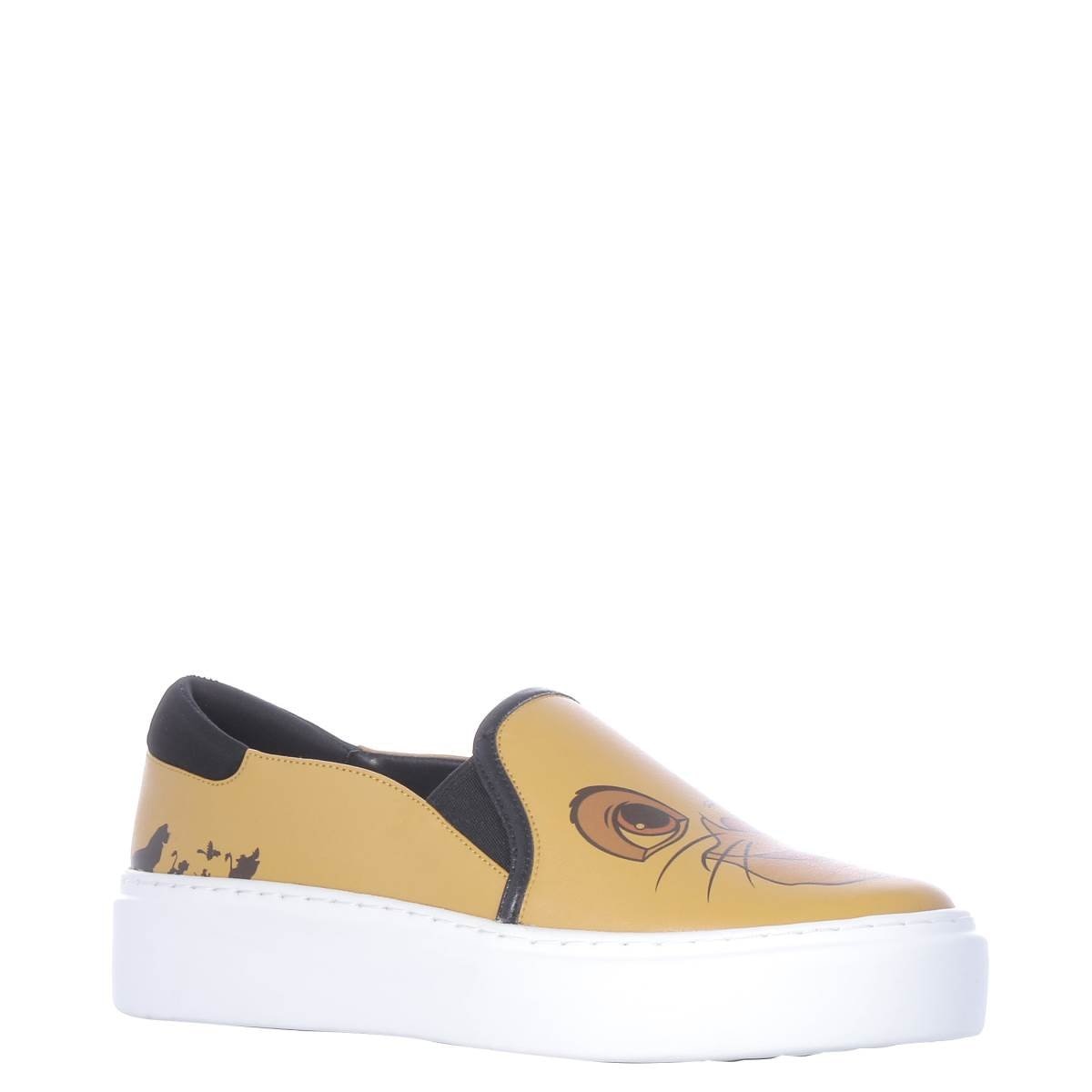 Tenis el Rey León Slip On Mostaza Colección W Capsule