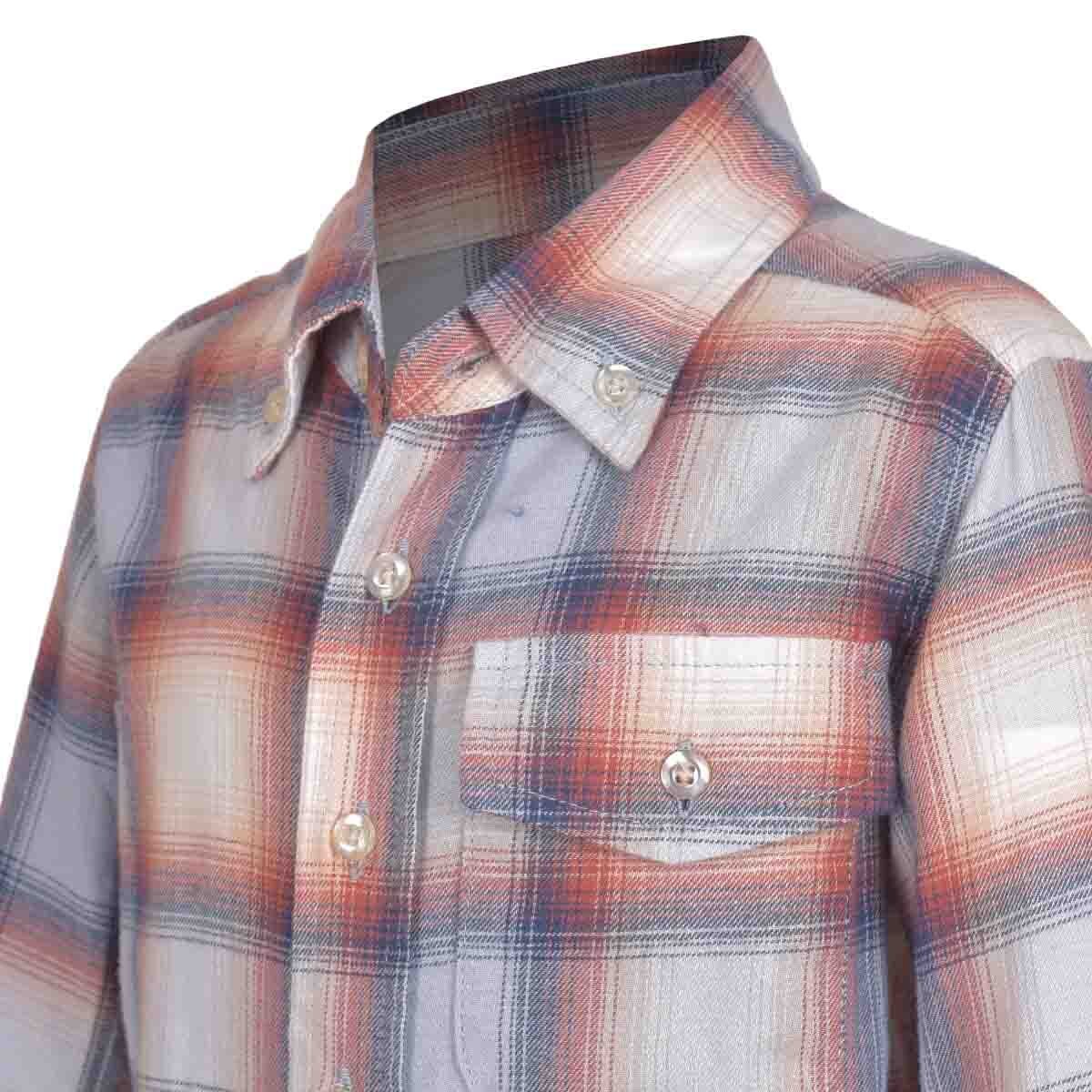 Camisa Manga Larga a Cuadros Jeanious