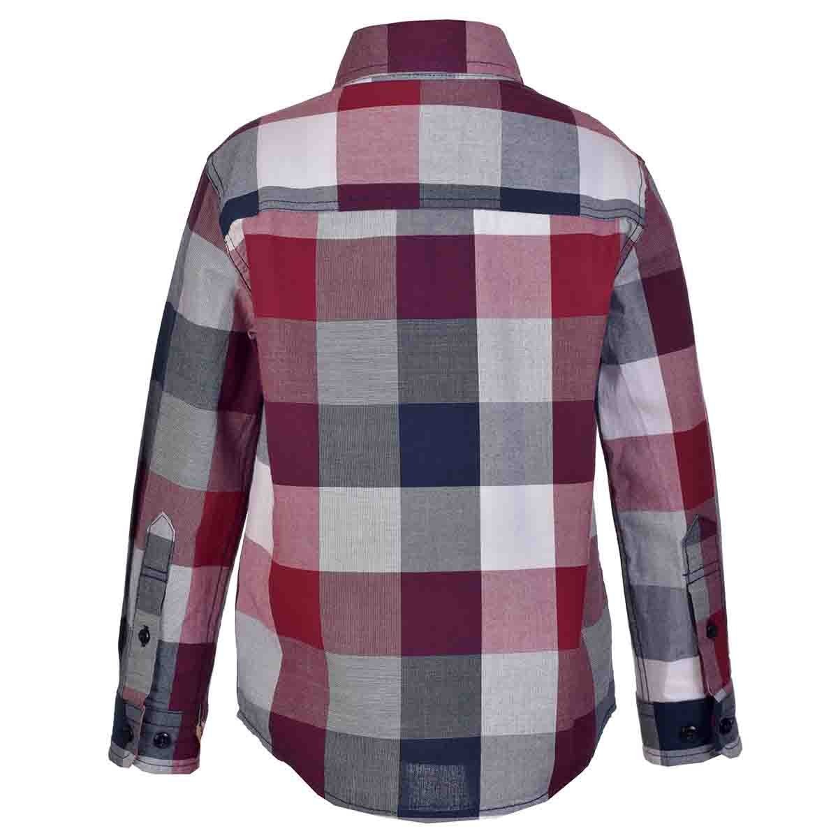 Camisa Manga Larga a Cuadros Jeanious para Niño