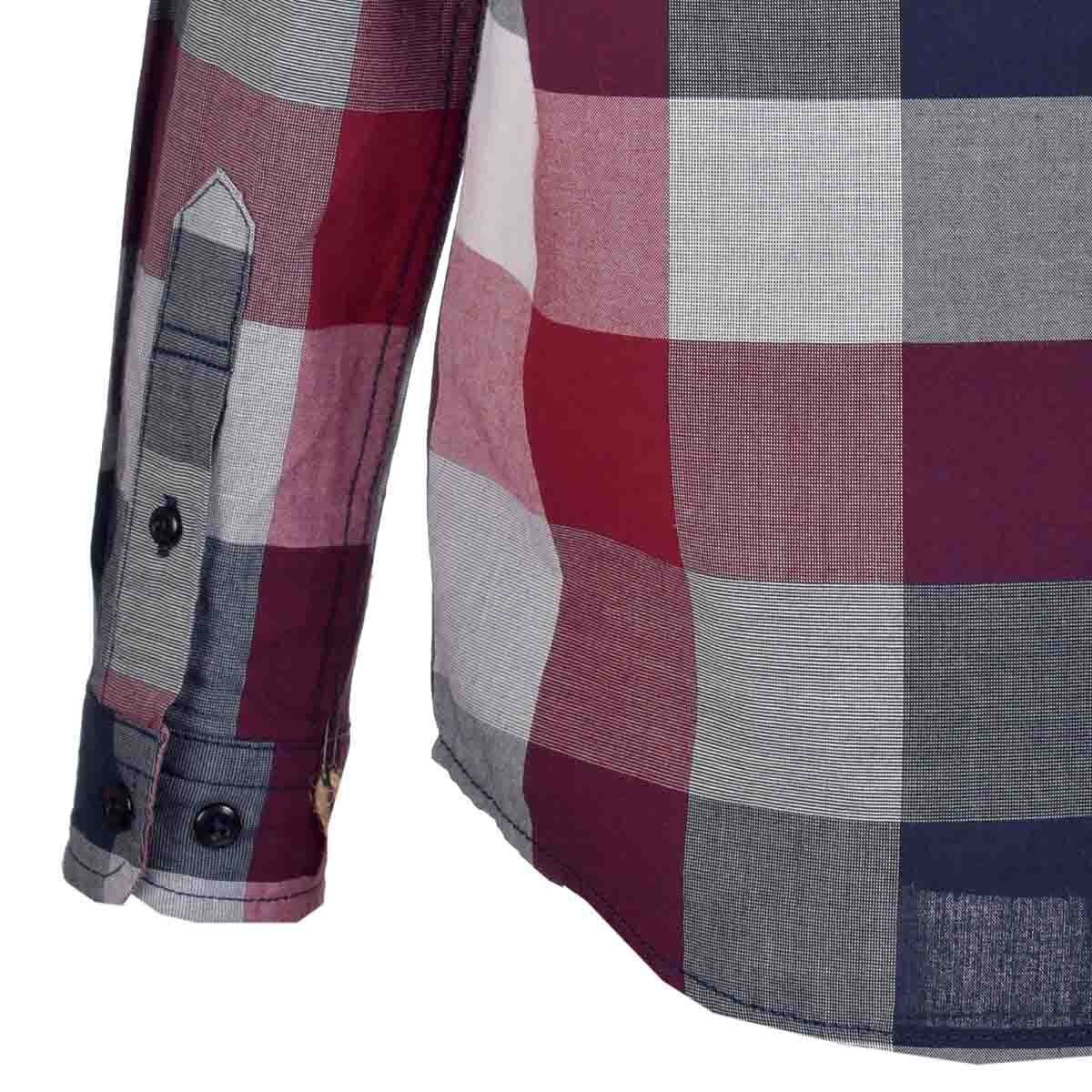 Camisa Manga Larga a Cuadros Jeanious para Niño