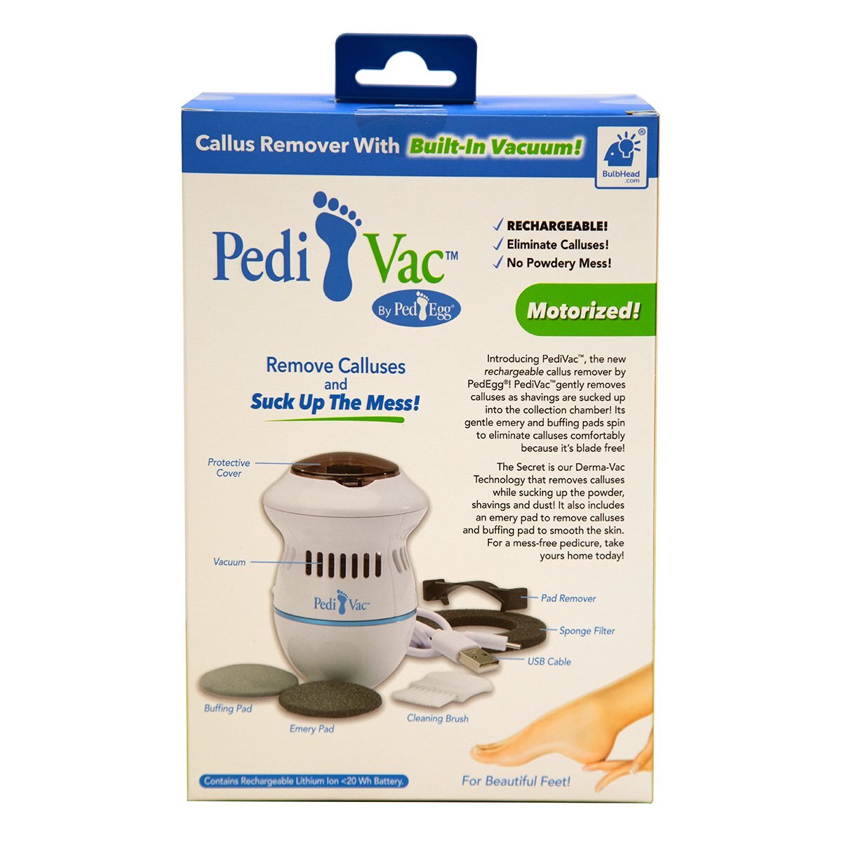 Pedi Vac Removedor de Callos Tv Ofertas