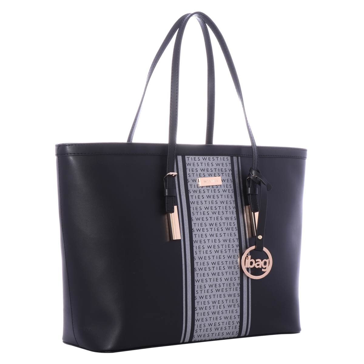 Ibag Negra con Charm Westies