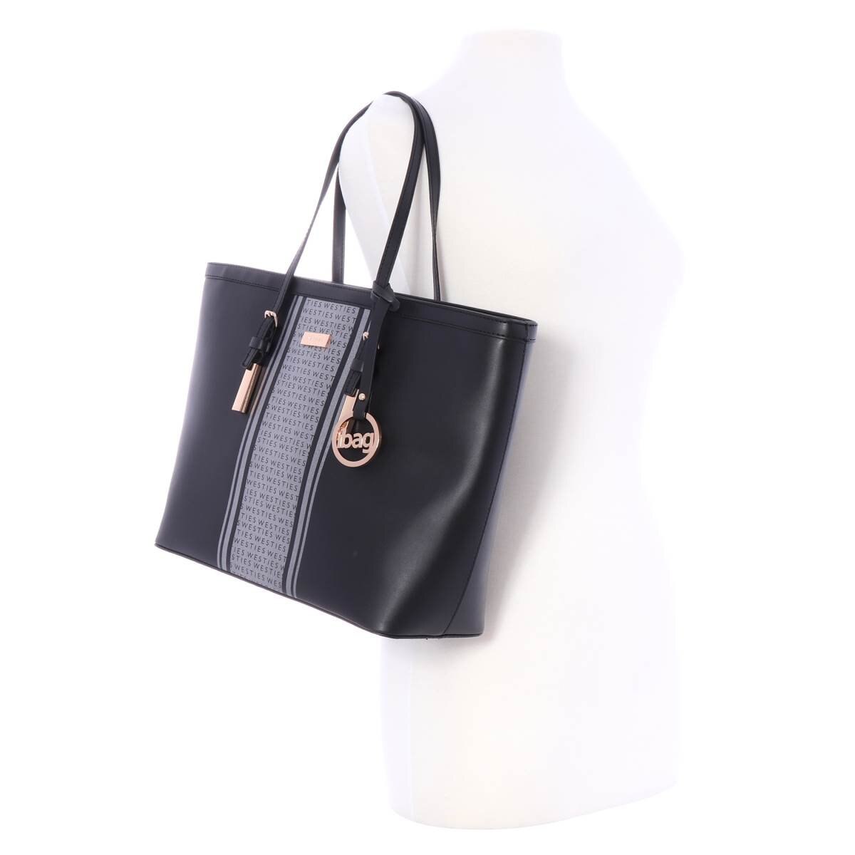 Ibag Negra con Charm Westies