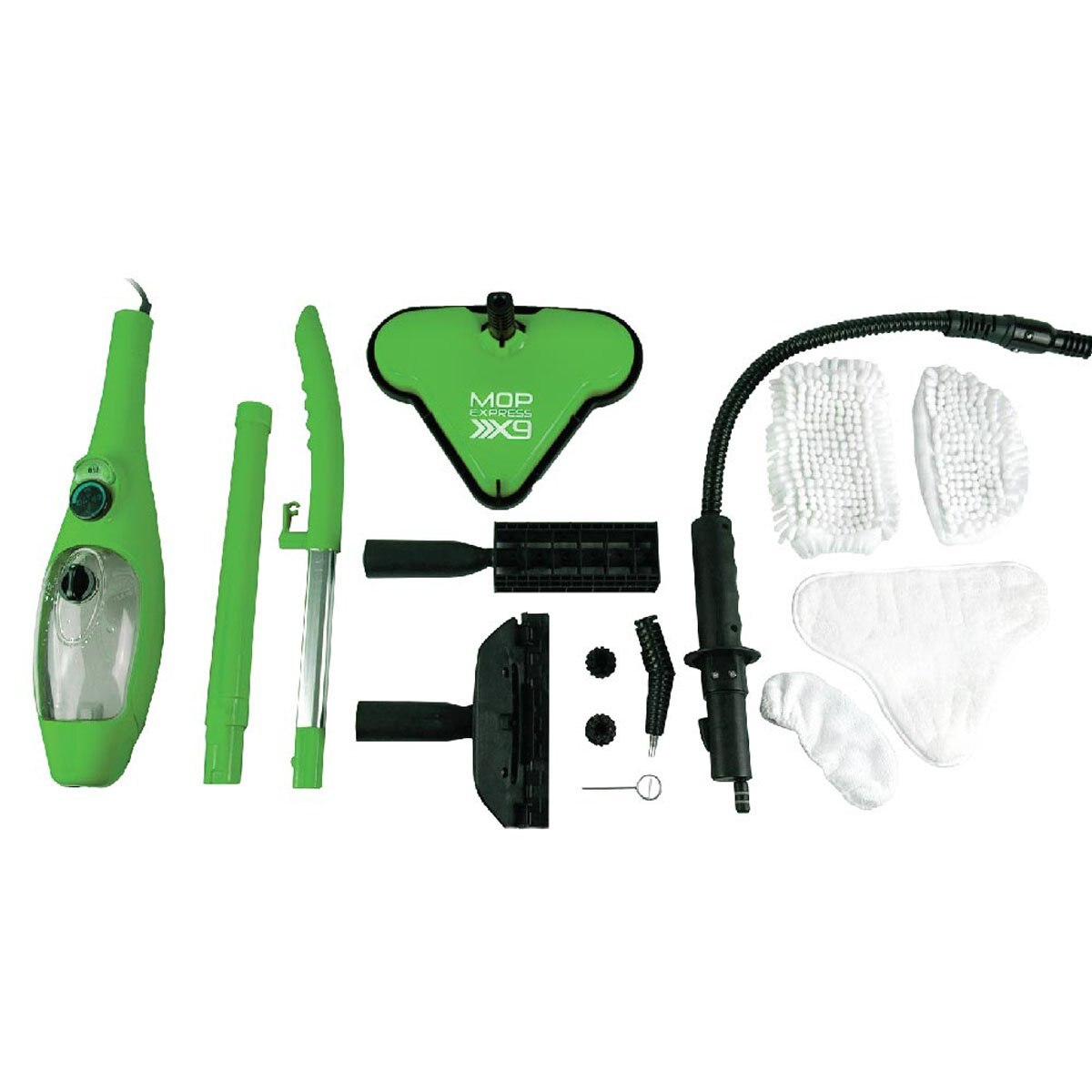 Limpiador a Vapor Verde Mop Expressx9