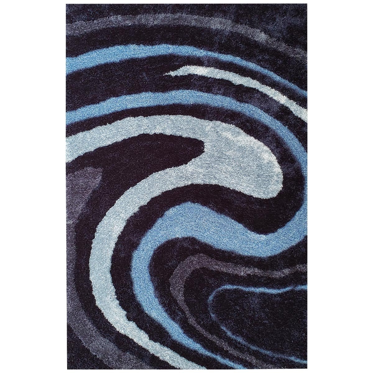 Tapete Decorativo Azul Caribea 180 X 240 Abbie Textiles