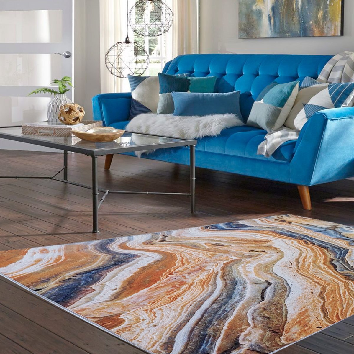 Tapete Decorativo Multicolor Filita 180 X 240 Abbie Textiles