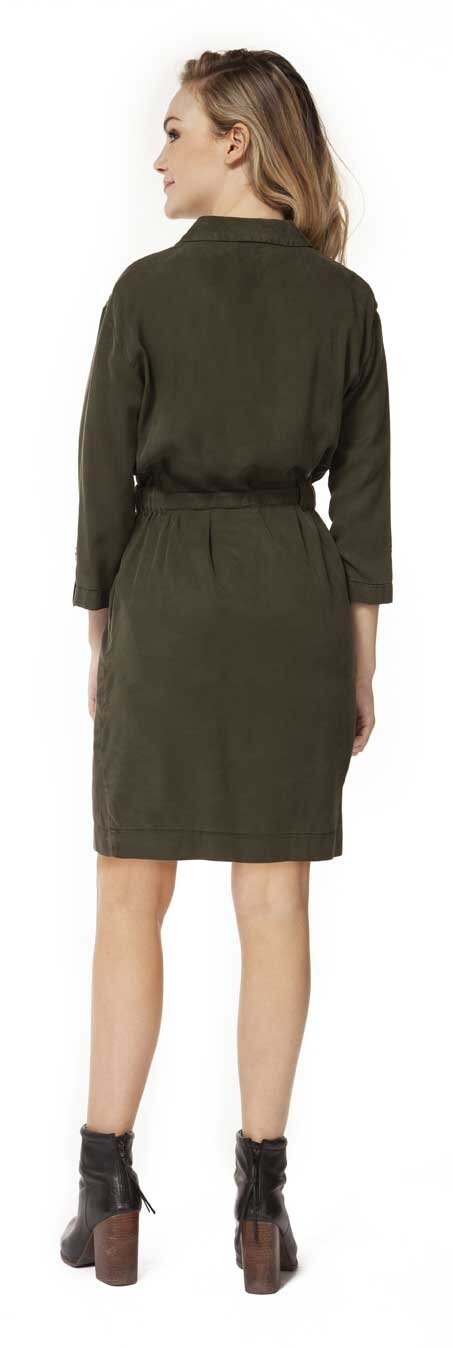 Vestido Cuello Camisero Dex para Dama