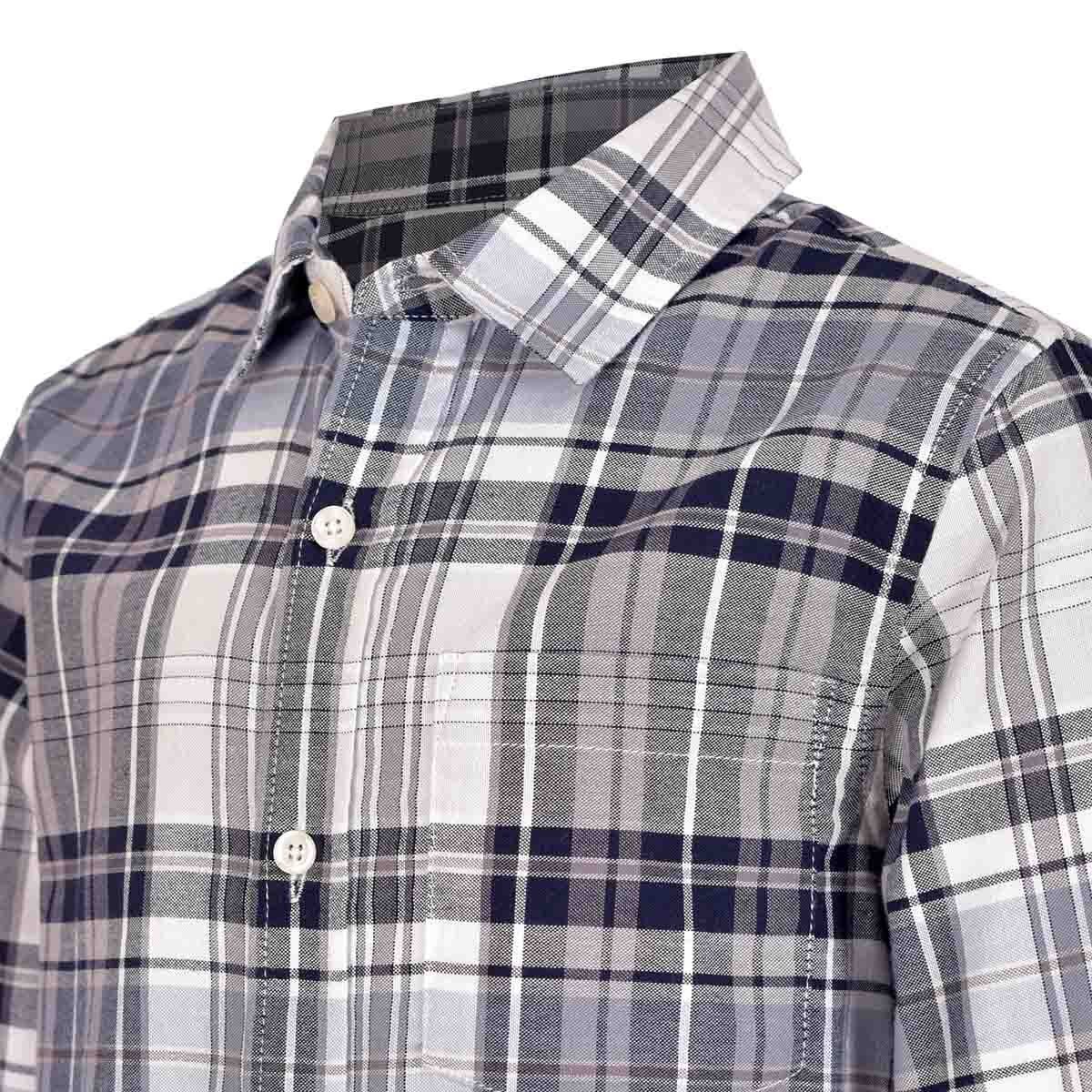 Camisa Manga Larga a Cuadros Fukka para Niño