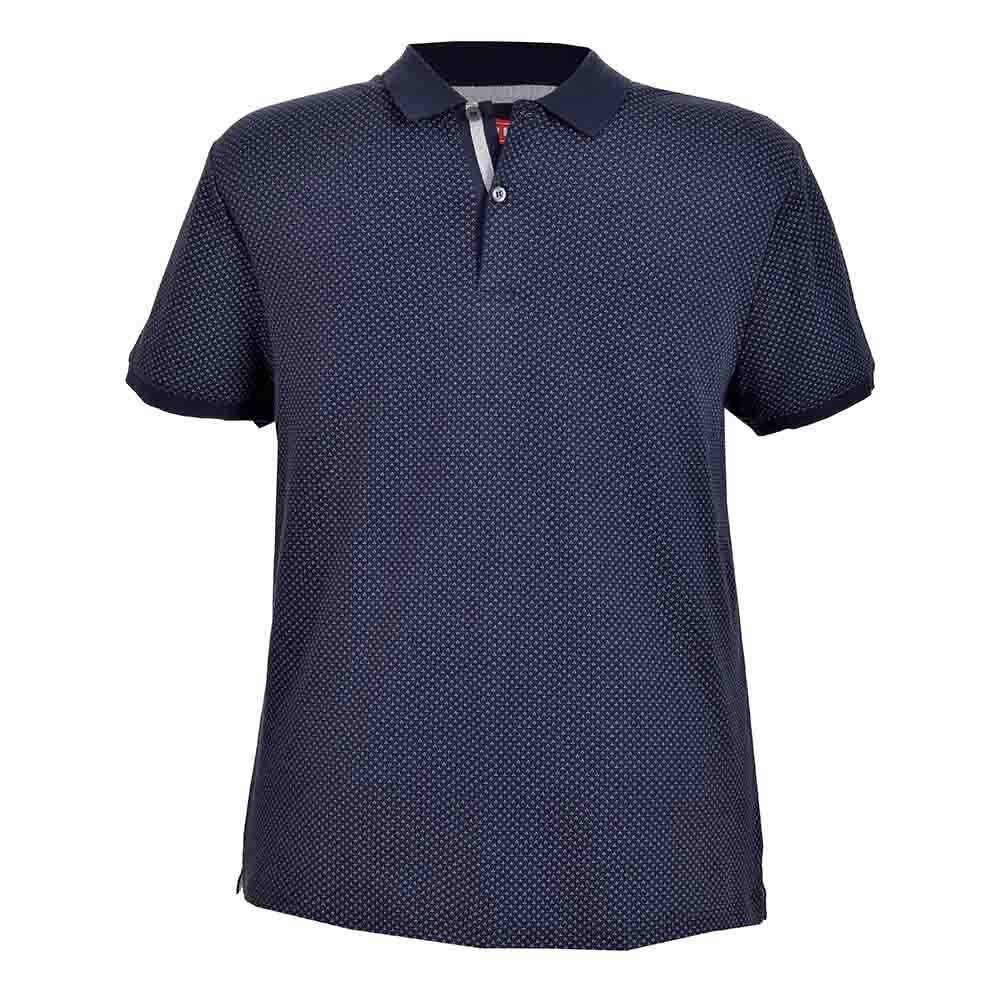 Playera Polo Manga Corta Estampada J. Opus para Caballero